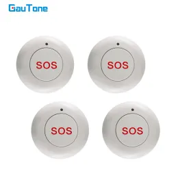 Boots Gautone Wireless SOS Pulsante Smart Home Gate Pulsante di emergenza per il panico di sicurezza per il sistema di allarme per ladri per la casa a 433 MHz