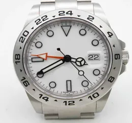 Mens Limited Edition BP Maker 42mm Explorer 216570 Aço inoxidável Ásia 2813 MOVIMENTO DE DISCO BRANCO MECÂNICO AUTOMÁTICO MENS SPORT W2964380