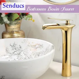 Waschbecken Wasserhähne Gold Wasserhahn verstellbar und kaltes Wasserbecken Badewanne Wanne Schecktoiletten Tippen Sie auf Zubehör