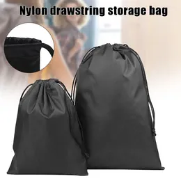 Storage Bags Nylon Waterproof Drawstring Pouch Multi-functional Bag Durable Shoes Underwear Travel Sport Ditty For