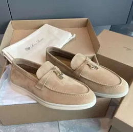 Mocassini casual per pianoforti loro a pianoforte piatto LP in pelle in pelle scamosciata in pelle scamosciata bassa in pelle scamosciata Oxfords Moccasins Still comfort Summer Walk Slip sul design maschile in gomma piatti 021