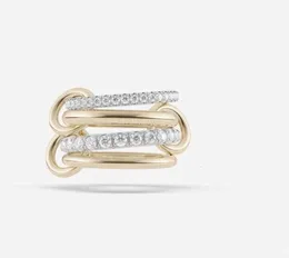 2024Halley Gemini Spinelli Kilcollin Rings Designer New in Luxury Fine Jewelry Gold и Sterling Silver Hydra