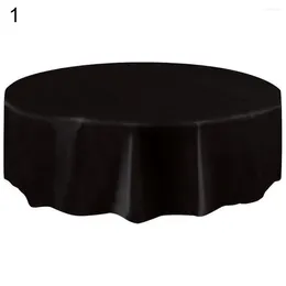 Taça de mesa plástico plástico impermeável a água descartável grande coloração sólida Circular Circular Circular