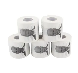 10pcs Roll Tissue Joe Biden Muster gedrucktes Toilettenpapier Roll Neuheit Badezimmerpapier 3 Schicht2181775