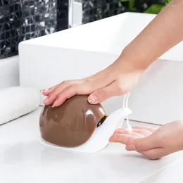 Flüssige Seifenspender kleiner niedlicher Schneckenschnecken dekoratives Behälter Lotion Dispensador Handschütze für Badezimmer Küche Toilette Kinder