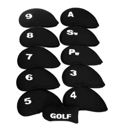 12PCS Zestaw ochrony golfowej Akcesoria golfowe klub golfowy żelazna nagłówek nagłówka skóra 6241991