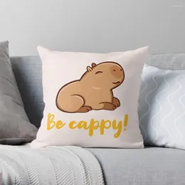 Cuscino carino capybara essere cappy!Come un tiro cap per bambini copertura di lusso