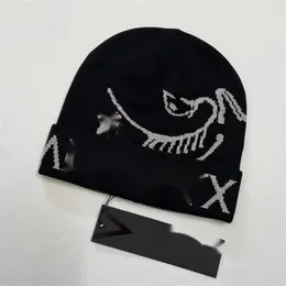 Flassics Grotto Toque Örme Şapka Kaşmir Kapak Tasarımcısı Beanie Hat Kadın Erkekler Beanie Moda Örme Şapka Antik Kuş Logosu