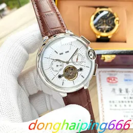 Мужские 904L Luxury Tourbillon Watches Nevanlage Steel Automatic Mechanical Watch 46mmm-ct