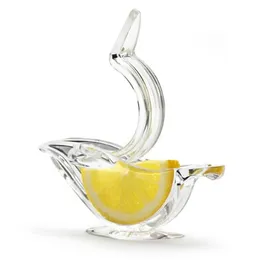 Citron Clip Manual Transparent Fruit Juicer Home Kitchen Bar Gadget Bird Shape Citrus Juicer Hand Håller Orange Squeezer Machine