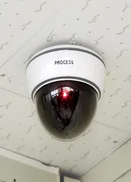 Surveillance Security Camera With LED Sensor Light Dummy Dome Fake Cameras For Indoor Outdoor Security Protection8724177