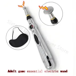 Toys Sex Shop Electro Wand Sex Massager /Nipple /Clitoral Stimulation Medicinsk tema Elektriska chock Vuxna sexleksaker för par