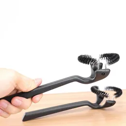 Coffee Machine Cleaning Brush Replaceable Head Coffee Machine Cleaning Brush Coffee Grinder Cleaning Tool Home Kitchen Tool