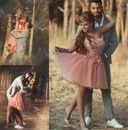 2019 Said Mhamad Strapless z 3D Flora Appliques Homecoming Sukienki Krótki mini tiul na słodkie 18 ukończenie Sukienki koktajlowe P6339195
