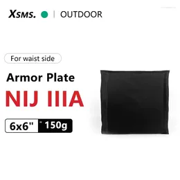 허리 지지대 1 PCS 6 "X6"NIJ 레벨 IIIA 3A 0101.06 소프트 탄도 측면 플레이트 -xsms.o