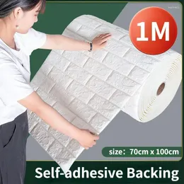 Tapeten Schaum Ziegelmuster Moderne Heimdekoration 70cmx100 cm 3D-Wandpaneele DIY Selbstklebende Tapeten wasserdichte Aufkleber