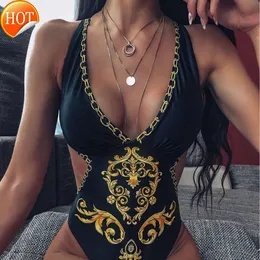 2024 neuer Modedesigner sexy Bikini Sets billiger Badeanzug -Schwimmanzüge Luxus ein Stück Badeanzug Damen Geometrische schwarz -weiße geometrische Badeanzug Mode