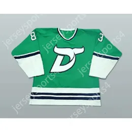 GDSIR Custom Whalers Ryan Patsch 83 Green Hockey Jerseytop ED S-M-L-XL-XXL-3XL-4XL-5XL-6XL