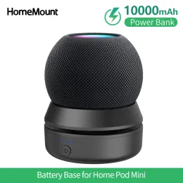 Accessories 10000mAh Battery Base For Homepod Mini 24H Standby Apple Smart Speaker Charger Dock Holder Power Bank Mount Stand