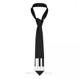 Bow ties Music Notes Piano Black Men 3D Stampato Hip-Hop Street Business per la festa di matrimonio Accessori per feste di nozze