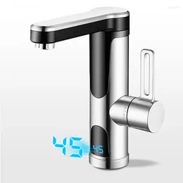 Bathroom Sink Faucets 3400W Instant Water Heater Electric Faucet Tankless Fast Tap Kitchen With LED Display Cold Dual-use Device