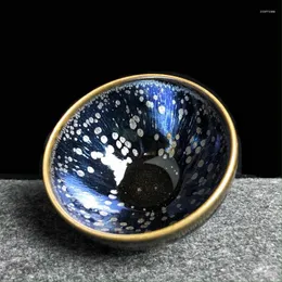 Cups Saucers Vintage Stargazing Oiltropfen bunte Transformation Tianmu Teebecher Reichweite Pure Handmade Master Single