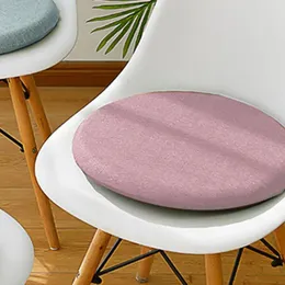 Travesseiro sentado confortável estilo moderno espessado assento redondo bau de piso artesanal para cadeira de varanda bloce