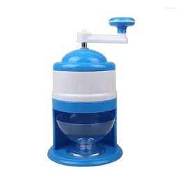 Baking Moulds Hand Crank Ice Crusher Manual Shaver And Snow Cone Machine Mini Portable Slushies Shaved