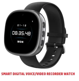 Watches Mini Camera 1080p HD DV Professional Digital Voice Video Recorder Dictaphone Small Micro Sound Mini Mp3 Recording Watch V12