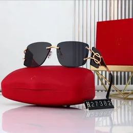Designer carttier mostri delicati occhiali da sole occhiali da sole affamati di design da donna pilota occhiali da sole occhiali da sole lente con scatola