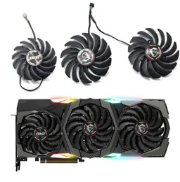 新しいPLD09210B12HH PLD10010B12HH RTX 2080 MSI GEFORCE RTX 2080 2080TI 2070 Super Gaming X Trio Video Card4310152のグラフィッククーラーファン