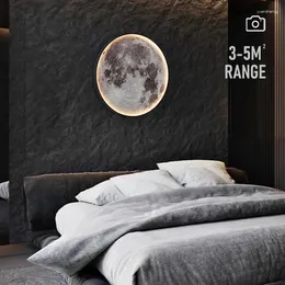 Wall Lamps Modern LED Moon Lights Fixture Bedroom Living Room For Home Decoration Indoor Lighting Hallway Beside