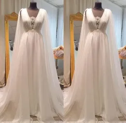 Klänningar vintage bohemiska bröllopsklänningar 2019 blygsam med ren halsringning en linje spets tulle boho country brudklänningar vestidos de noiva che