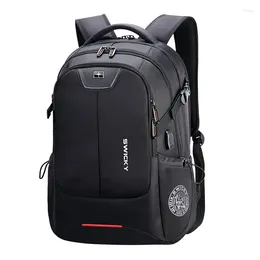 Plecak 17''laptop dla mężczyzn USB Port Travel School Bag Wodoodporny anty kradzież plecaki Kobiety pakiet Mochila