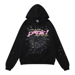 Spider Hoodie Kids Women Hoodie Designer Sweatshirts Qualität Sweatshirt Paar Pullover Kleidung Modetracksuit Black White Pink Spider Web Grafik Grafik