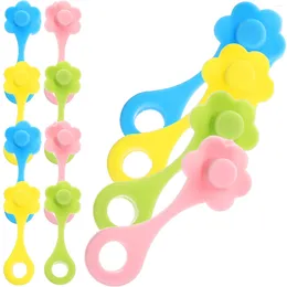 Copas descartáveis palhas 20 PCs Silicone Straw copo de copo de copo reutilizável tampa de tampa de tampa