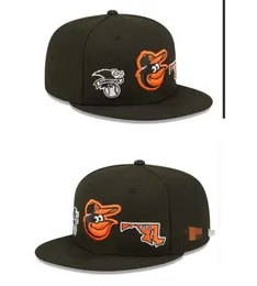 2024 "Orioles" Baseball Snapback Sun Caps Champions World Series Männer Frauen Fußballhüte Schnappschalter Hip Hop Sport Hat Mix Order A0