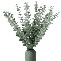 Decorative Flowers 6 Pack Eucalyptus Greenery Stems For Shower Flower Arrangements Wedding Farmhouse Office Decor