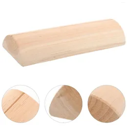 Pillow Wooden Back Bolster Cervical Dedicated Head Support Sauna Lumbar Massage