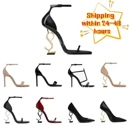 Opyum Heels Luxury Dress Shoes Designer High Heels Sandals Opyum Sandals Stileetto Heel Leath