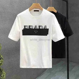 Herren-T-Shirt-Designer Neue hochwertige hübsche, kurze T-Shirt für Herren Trendy Brand Trendy Clothing 2024 Sommer neuer Männer loser High Street Style