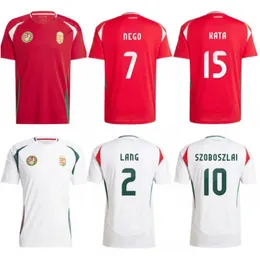 2024 Ungarn Fußball -Trikot -Herren Szoboszlai Nagy Nego Fiola Attila Lang Hemd Kerkez Dibusz Bolla Kata Gazdag Roland Botka Fußballuniform