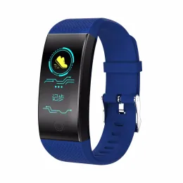 الساعات الجديدة QW18 Smart Band معدل ضربات القلب تعقب اللياقة البدنية Smartband سوار ذكي مقاومة للماء المعصم الذكية الساعات الذكية الرجال