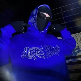 Stitch Sweatshirt zíper completo capuz traf hiphop stres star letra casaco super dalian fêmea y2k roupas unissex 240320