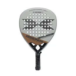 Pro Tennis Padel Paddle Racket Matte Carbon Fiber Surface Diamond Shape EVA SOFT Without Bag for Women Men 240323