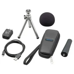 Microphones Zoom APH1n APH1n Accessory Pack for ZOOM H1n Handy Recorder Adjustable Tripod Stand Mic Clip Adapter