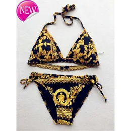 2024 New Fashion Designer Wholesale Womens Swimwear Sexy Gold Nobiliary Swimsuit Bikini Set Women Two-piece One-Piece Fast Stcok Bathing Suits Sexy