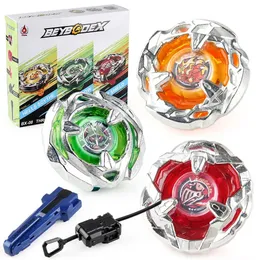 3x Gyro Blayblade BX08 HELLS SCYTHEWIZARD KNIGHT SHIELD X Bey Metal Spinning Top Battle Toy with er Grip 240329