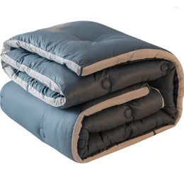Sängkläder sätter tjock varm vinterdäcke täcke fjäder och höstinsats student sovsal ena luftkonditionering fyra säsonger