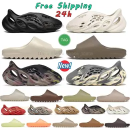 Gratis fraktdesigner Slides Foam Runners Men toffles Mineral Famous Sandals Womens Sliders Slipper Ock Bone Harts Cogs Desert Ararat Runner Slide Clog Slider